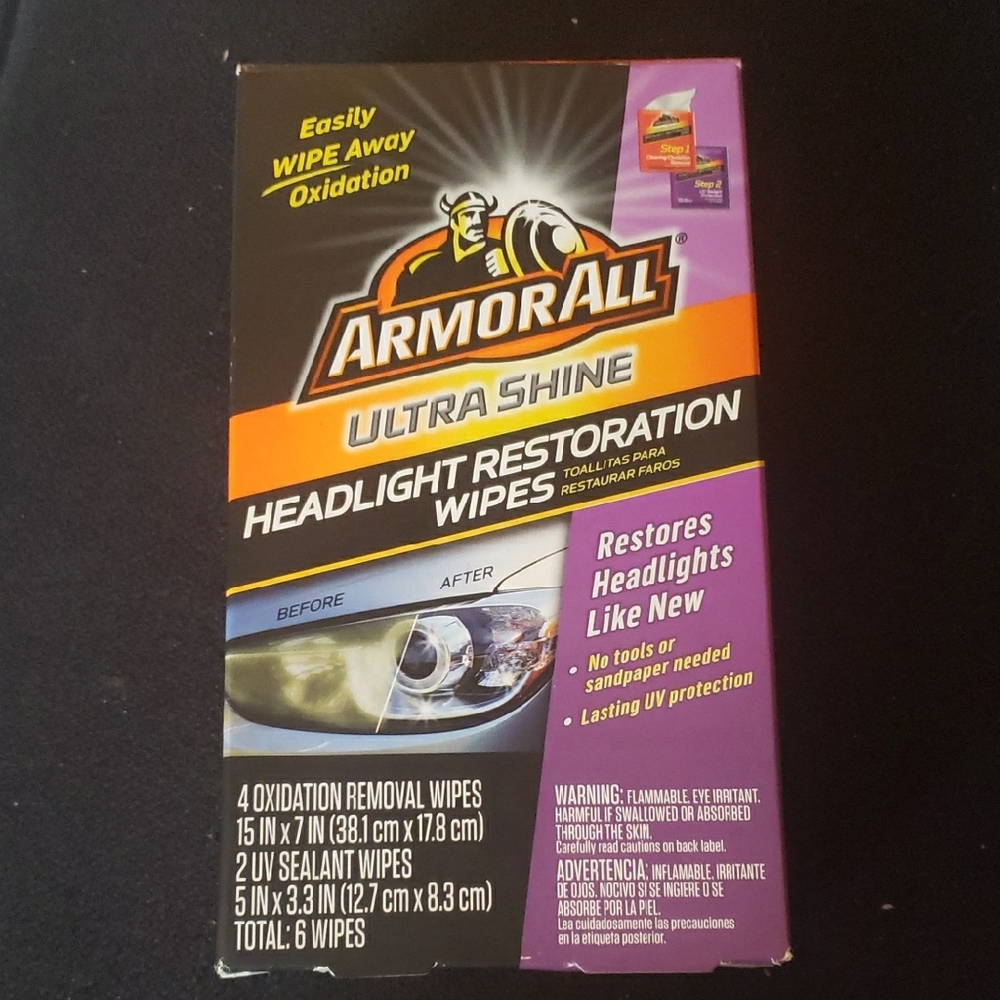 Armor All Ultra Shine Headlight Restoration Wipes